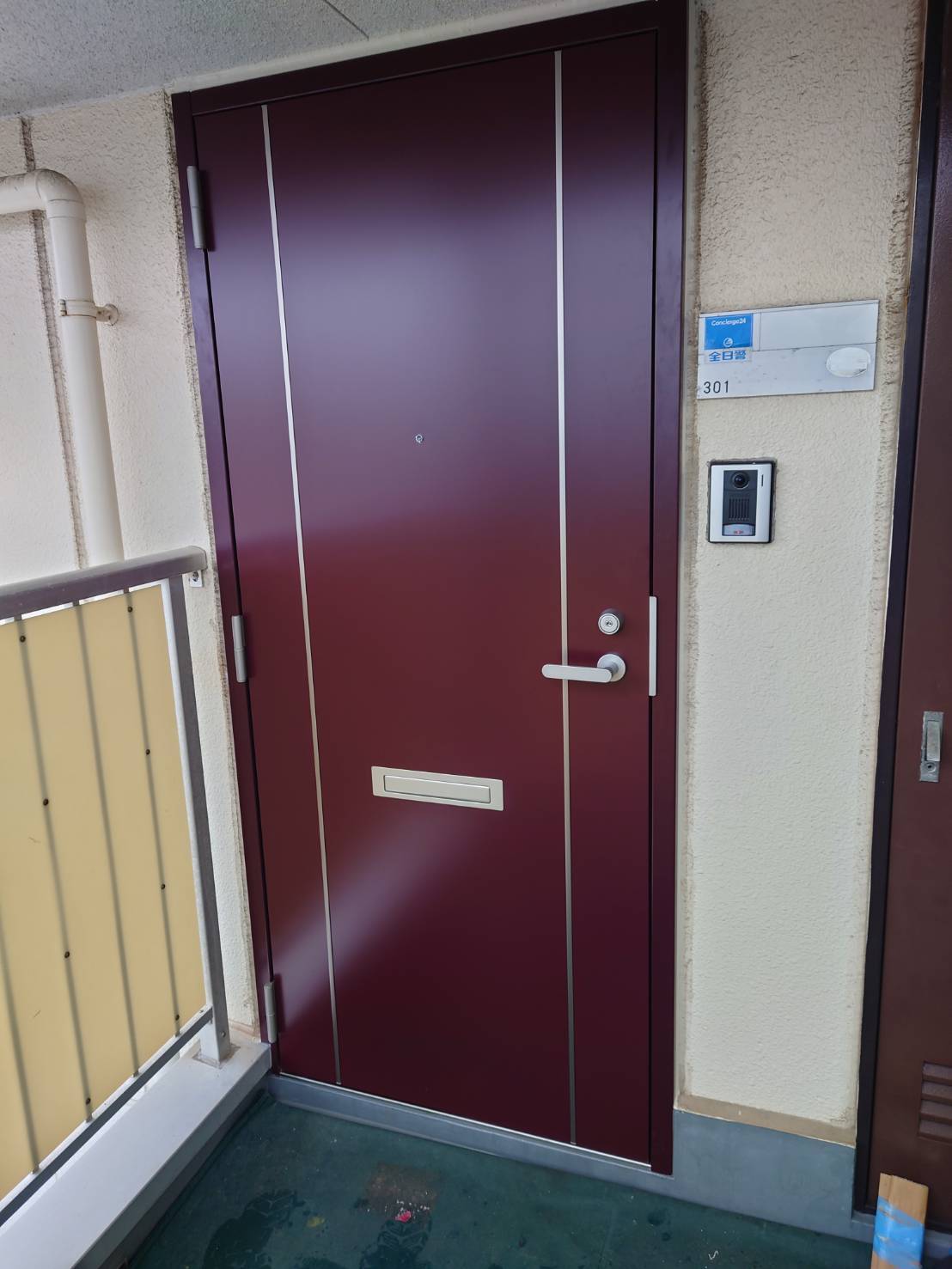 マンションドア取替工事【リシェントマンションドア】